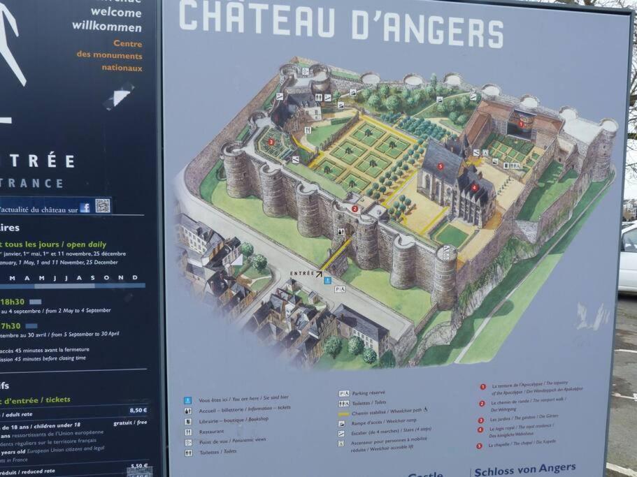 La Bergerie Angers Centre Ville Extérieur photo